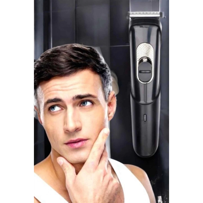 ÇOK SATAN Saç Sakal Vücut Şarjlı Kablosuz Tıraş Makinesi Profesyonel Paslanmaz Çelik