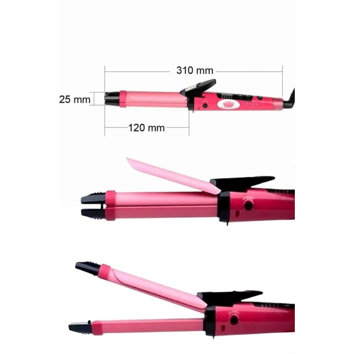 ÇOK SATAN Saç Şekillendirici Düzleştirici ve Maşa Özellikli Şekillendirici Seramik Kaplama