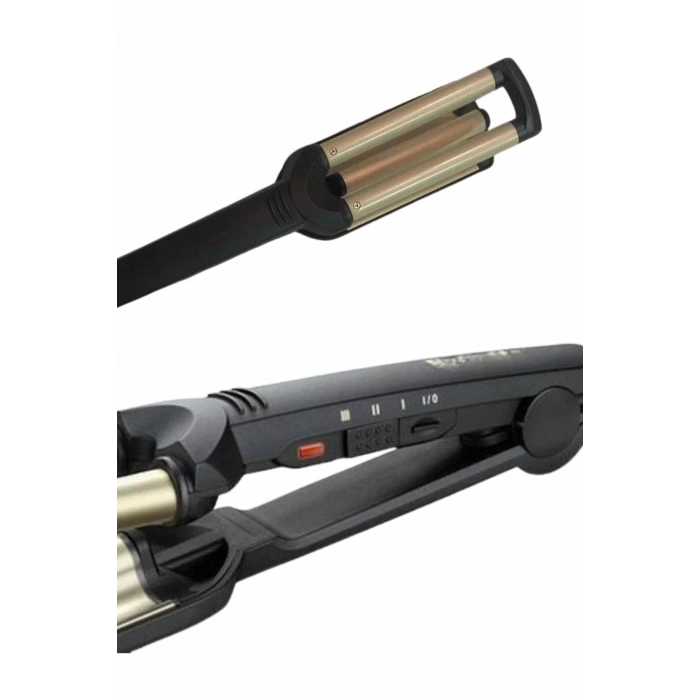 ÇOK SATAN Saç Şekillendirici Wag Maşa Su Dalga Maşası Tüm Saç Tiplerine Uygun