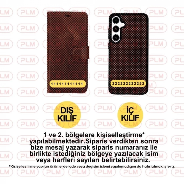 ÇOK SATAN Samsung Galaxy S25 uyumlu, Hakiki Deri, El Yapımı, Cüzdanlı Kılıf, Gölgeli Kahve