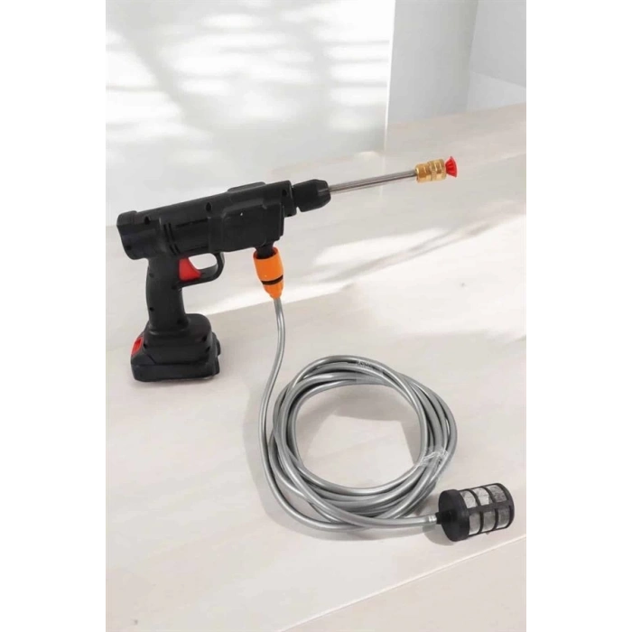 ÇOK SATAN Şarjlı Oto Yıkama Tabancası Su Basınçlı Hazneli Bataryalı