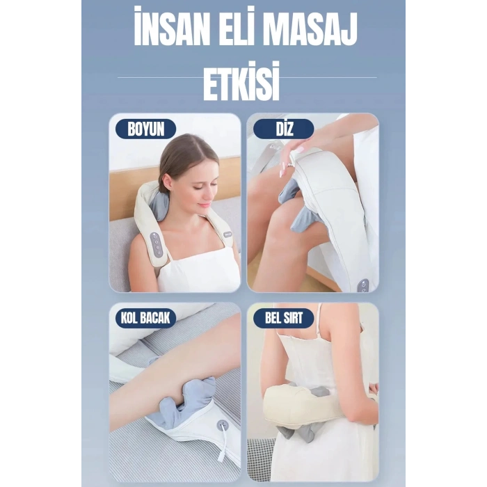 ÇOK SATAN Şarjlı Ovmalı Isıtmalı Masaj Aleti Insan Eli Yoğurma Hissi