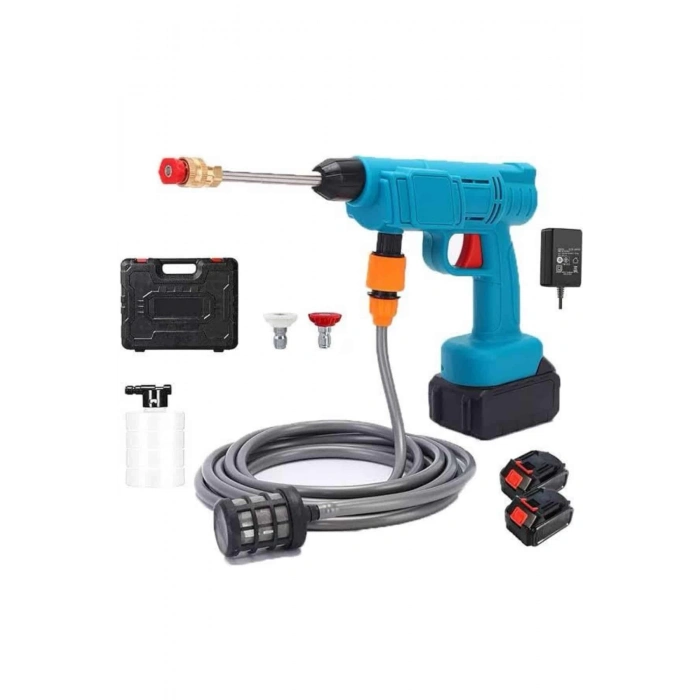 ÇOK SATAN Şarjlı Ve Yüksek Basınçlı Oto Yıkama Makinesi Ve Sulama Tabancası Bahçe Yıkama Makinesi