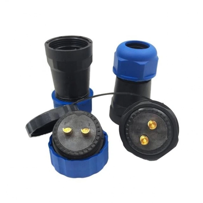 ÇOK SATAN Sd28 Su Geçirmez 2 Pin 28 Mm Düz Kablo Konnektör