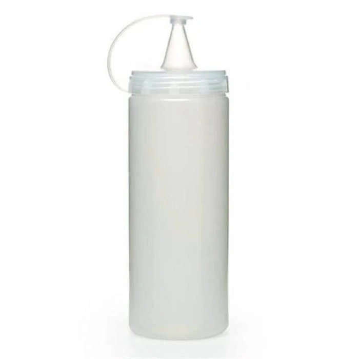 ÇOK SATAN Şeffaf Kapaklı Sızdırmaz Yağlık Sosluk Şişesi Plastik Yağdanlık 400 ml AP-9028