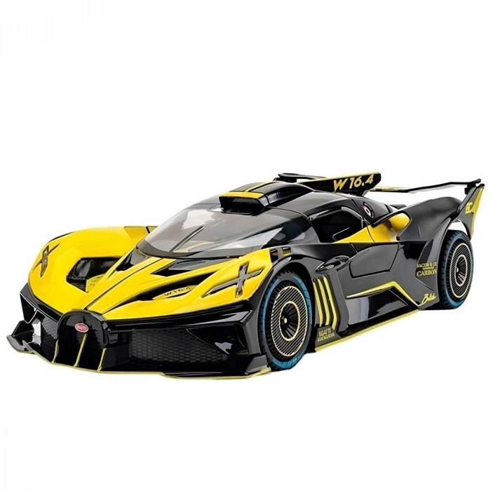 ÇOK SATAN Şeffaf Kutuda Metal Lamborjini Araba