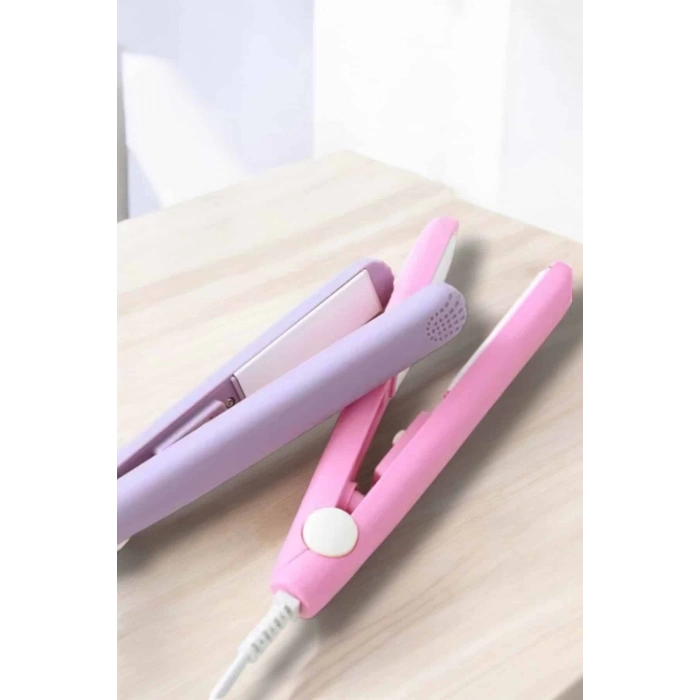 ÇOK SATAN Seramik Kaplama Taşınabilir Mini Saç Düzleştirici Seyahat Dostu Tasarım