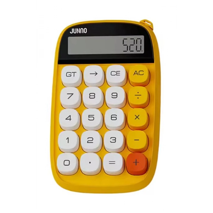 ÇOK SATAN Sevimli Kare Tuşlu 10 Haneli Ldc Ekran Hesap Makinası Sarı