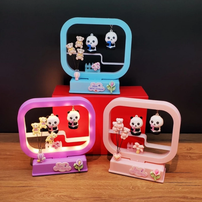 ÇOK SATAN Sevimli Müzikli Panda Dekoratif Işık