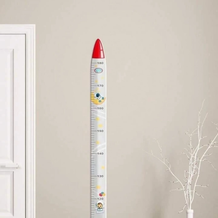 ÇOK SATAN Sevimli Sarı Zürafa   Yeşil Dinazor   Deniz Kızı   Roket  Ağaç Boy Ölçüsü Sticker