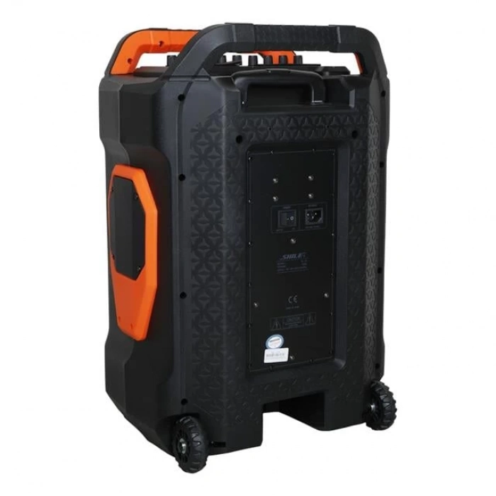 ÇOK SATAN Shile Sl-10 120 Watt Taşınabilir Seyyar Amfi Hoparlör Kablosuz 1 El + 1 Yaka Mikrofonlu Kumandalı Usb+sd+bt
