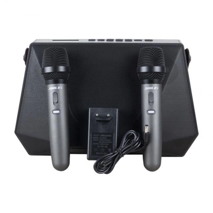 ÇOK SATAN Shile Sl-3a İki El Mikrofonlu Kumandalı Usb/sd/bt Portatif Hoparlör