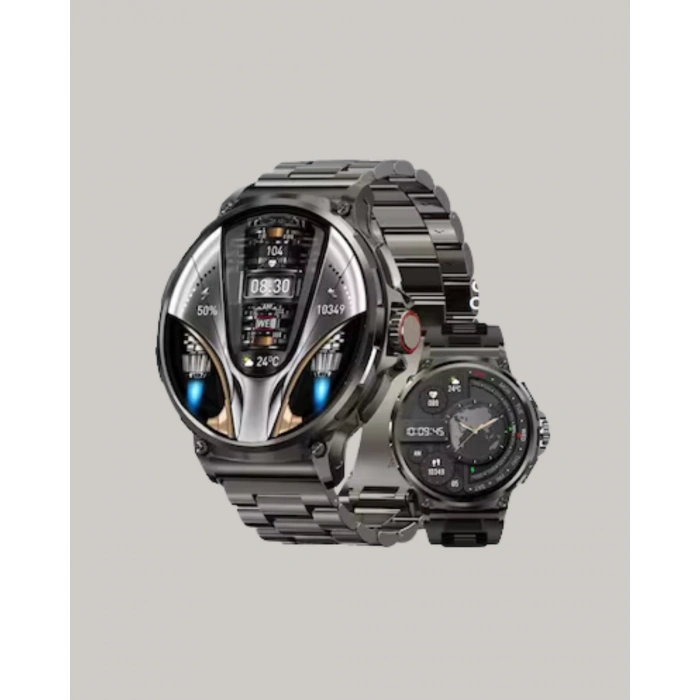 ÇOK SATAN Şık Metal Kasa ve Değiştirilebilir Kordonlarla SW80 Smartwatch