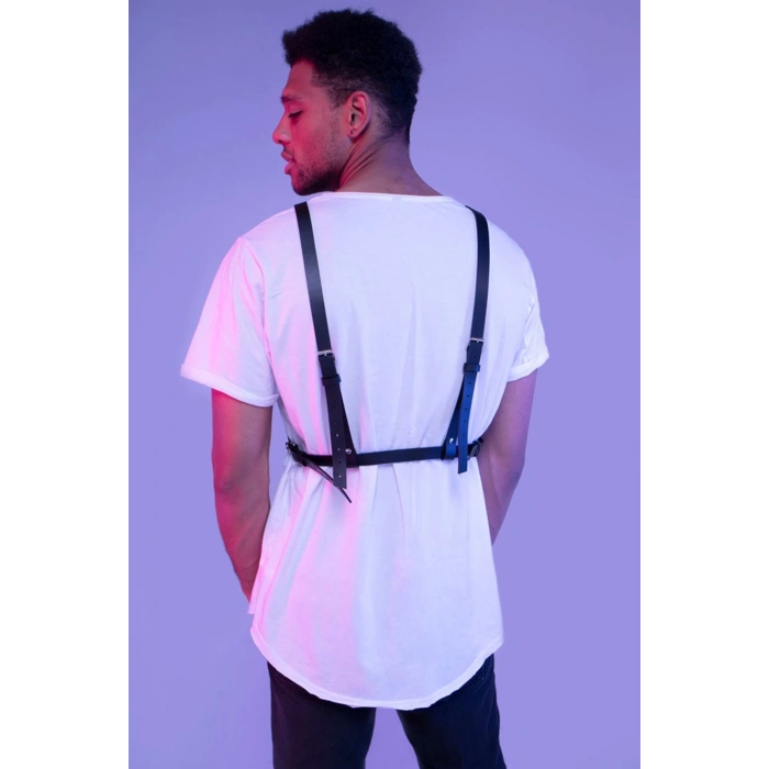 ÇOK SATAN Şık Tasarım Erkek Deri Fantazi Harness 1161