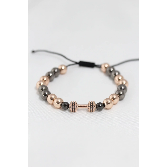 ÇOK SATAN Silver Rose Renk Çelik Zirkon Objeli Asansörlü Bileklik