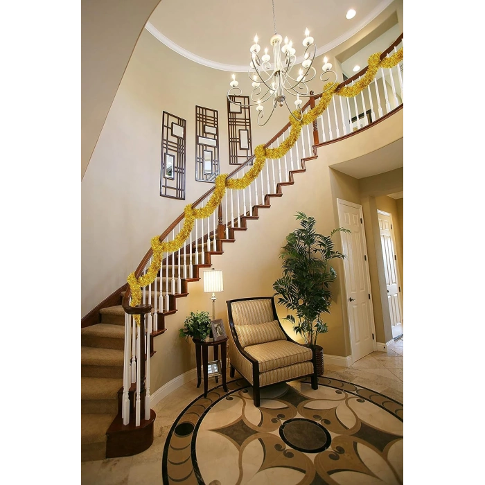 ÇOK SATAN Simli Parti Süsü 2 Metre Gold