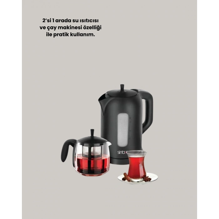 ÇOK SATAN Sinbo STM 5840 Elektrikli Çay Makinesi 1800 Watt 1,7 Litre