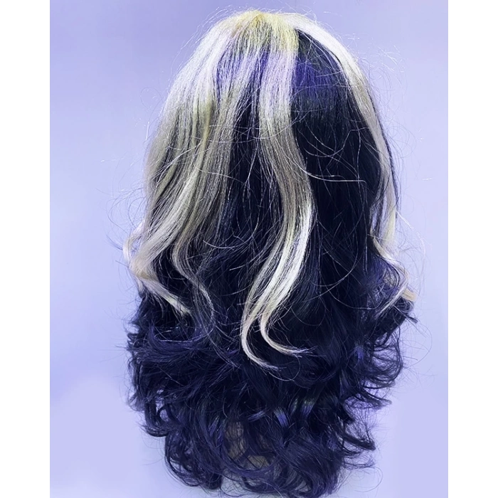 ÇOK SATAN Siyah Altın Renk Dracula Vampir Cadı Peruğu Parti Peruğu