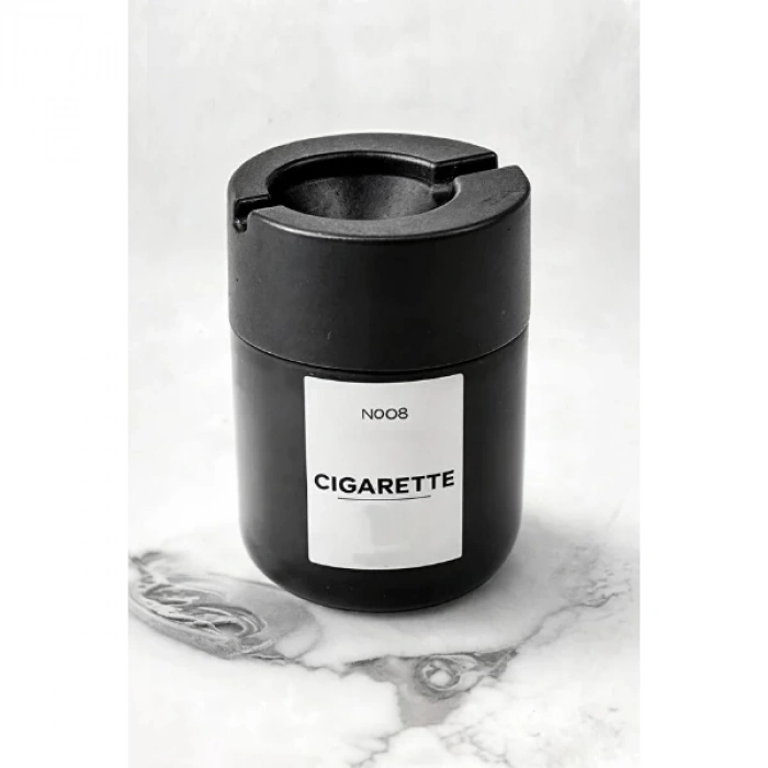 ÇOK SATAN Siyah Cam Küllük