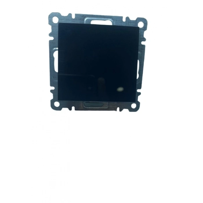 ÇOK SATAN Siyah Tekli Anahtar Çerçevesiz - Priz ve Anahtar İçin Uyumlu Çerçeve