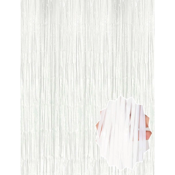 ÇOK SATAN Soft Beyaz Renk Duvar Ve Kapı Perdesi