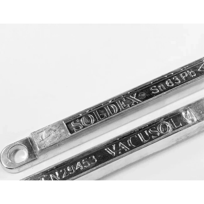 ÇOK SATAN Soldex Çubuk Lehim 63-37 Vacusol 1000 gr - Sn:63 / Pb:37