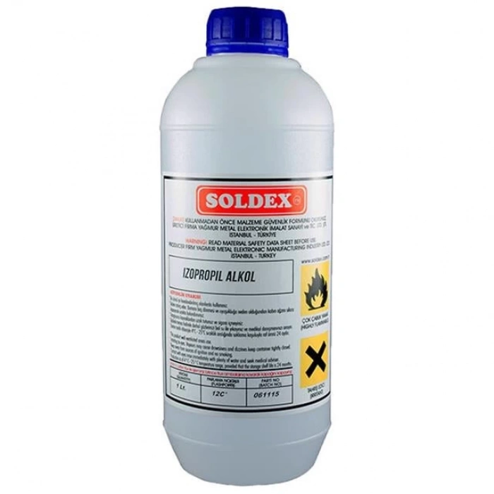 ÇOK SATAN Soldex Izopropil 1 Lt. Alkol