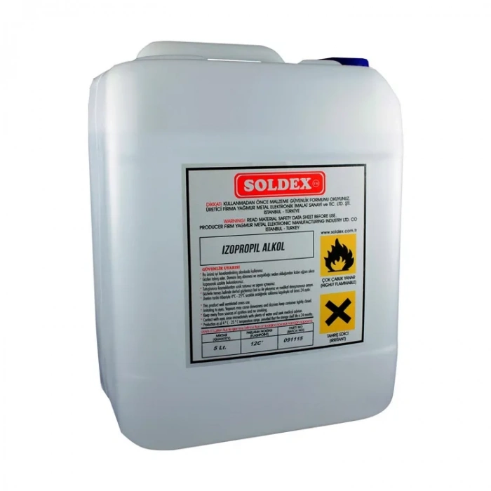 ÇOK SATAN Soldex İzopropil Alkol 20 Lt - %99,9 Saf İPA
