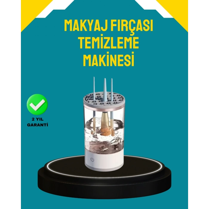 ÇOK SATAN Sonik Teknoloji ile Derinlemesine Makyaj Fırçası Temizleyici
