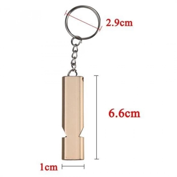 ÇOK SATAN SOS Acil İmdat Düdüğü Alüminyum Islık Anahtarlık Kamp Yürüyüş Aksesuar Araçları