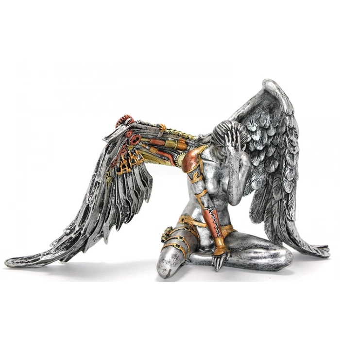 ÇOK SATAN Steampunk Polyester Melek Figürü