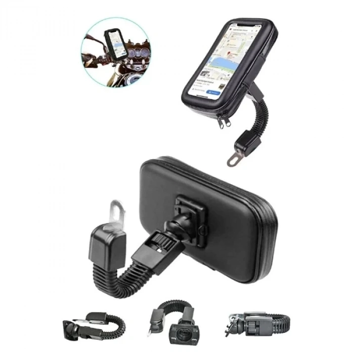 ÇOK SATAN Su Geçirmez Motosiklet Telefon Tutucu