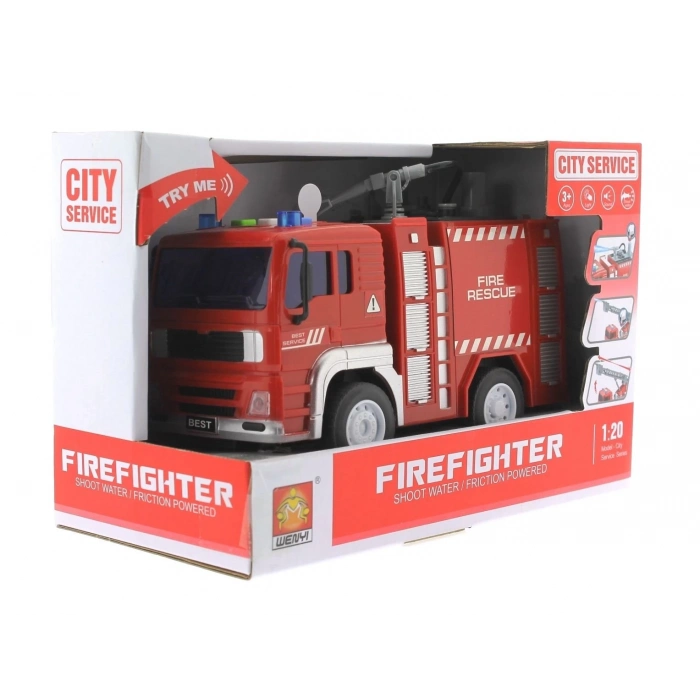 ÇOK SATAN Su Püskürten Sesli ve Işıklı İtfaiye