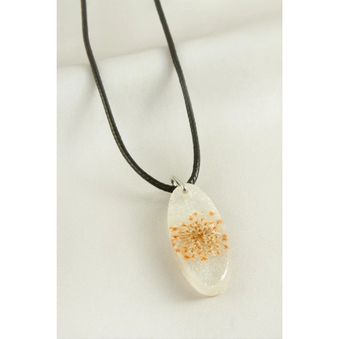 ÇOK SATAN Sultanotu Elips Epoksi Kolye