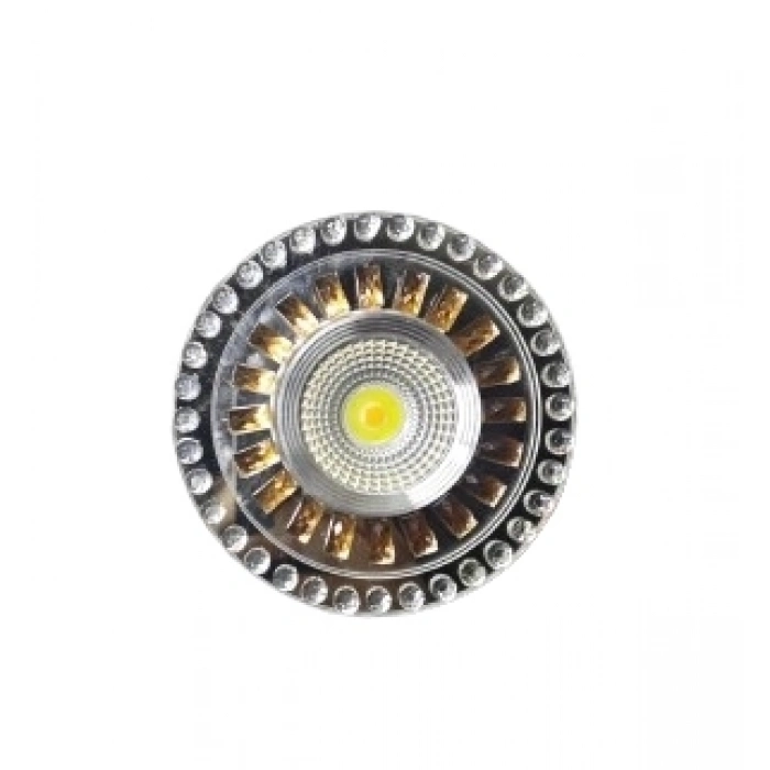 ÇOK SATAN SUNLED 8005 Cam Spot Kasası 5W Beyaz Işık Led Çerçeveli Günışığı - Priz ve Anahtar İçin Uyumlu Çerçeve