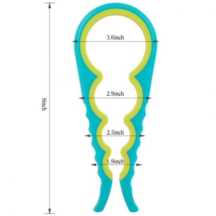 ÇOK SATAN Sunup Sn-14653 Silikon 4 Farklı Boy Kapak Kavanoz Açıcı
