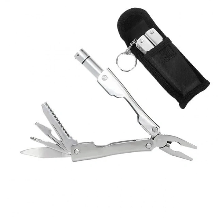 ÇOK SATAN Sunup Sn-20925 Çok Fonksiyonlu Pense - Fener - Çakı Seti