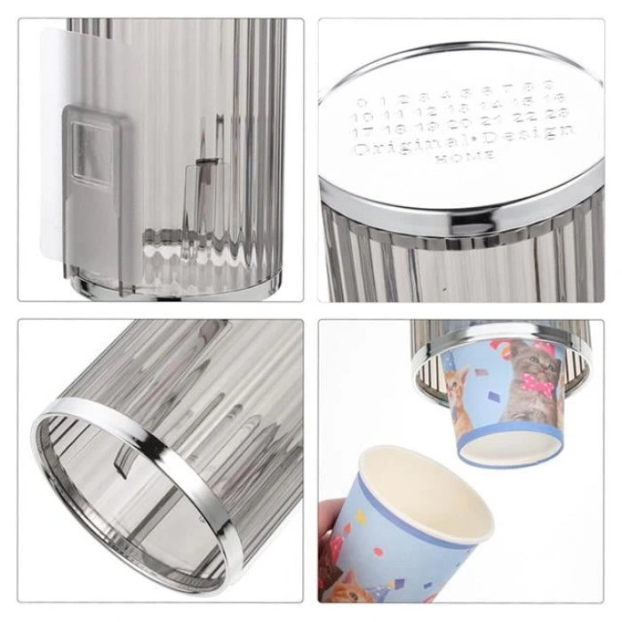 ÇOK SATAN Sunup Sn-27107 kendinden Yapışkanlı Plastik - Karton Bardak Dispenseri