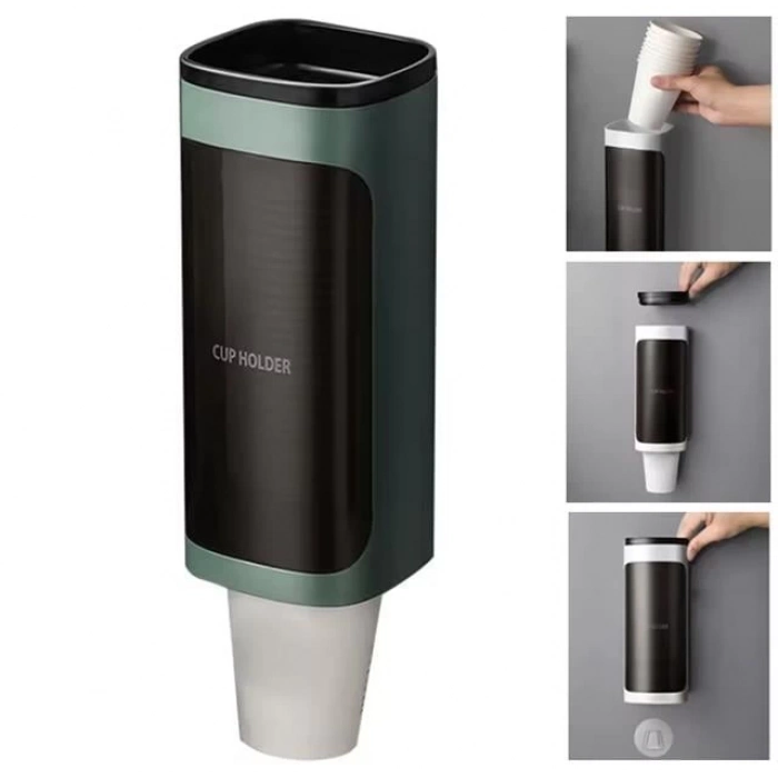 ÇOK SATAN Sunup Sn-27109 Kendinden Yapışkanlı Plastik - Karton Bardak Dispenseri