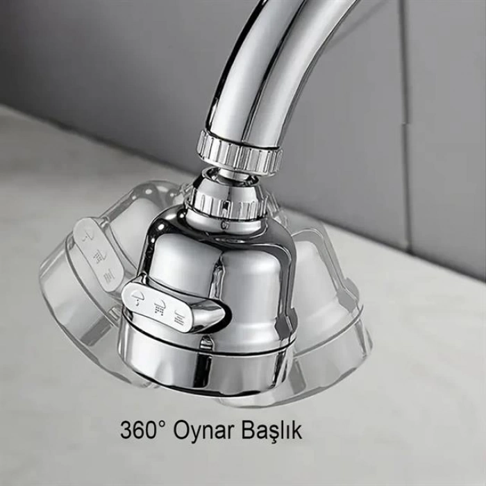 ÇOK SATAN Sunup Sn-27115 3 Kademeli Tasarruflu Musluk Başlığı 360 Derece