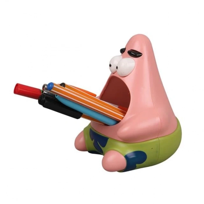 ÇOK SATAN Sunup Sn-27121 Süngerbob - Patrick Figürlü Masaüstü Kalemlik Ve Organizer