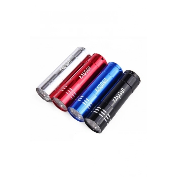 ÇOK SATAN Süper Parlak 9 Ledli Metal Mini El Feneri