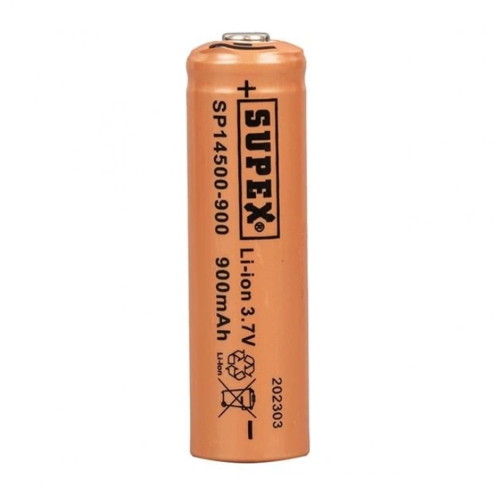 ÇOK SATAN Supex Lityum Ion 3.7v 900mah Şarj Edilebilir Başlıklı Pil Sp14500-900s