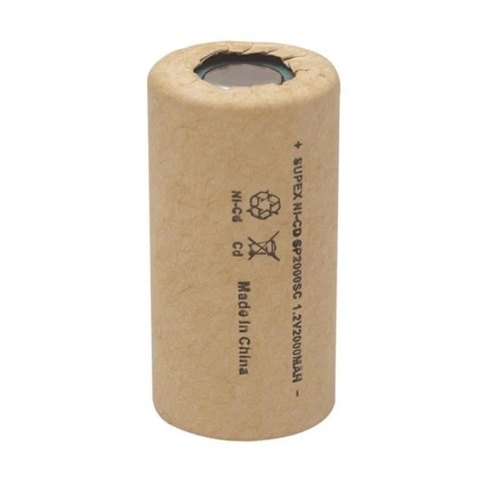 ÇOK SATAN Supex Tekli 1.2 V 2000ma Nı-cd Süpürge Pili 2000sc