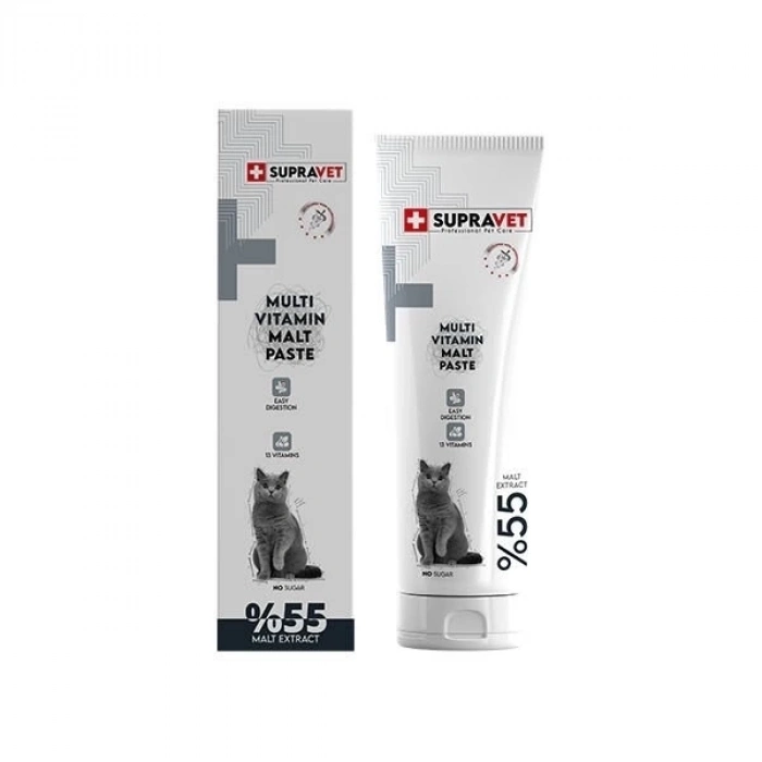 ÇOK SATAN Supravet Malt Paste Multivitamin Kedi Macunu 100 Gr