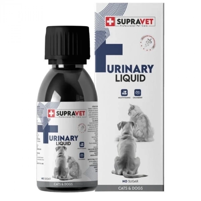 ÇOK SATAN Supravet Urinary Kedi ve Köpekler için İdrar Sağlığı Sistemi Destekleyici Sıvı Damla 100 Ml