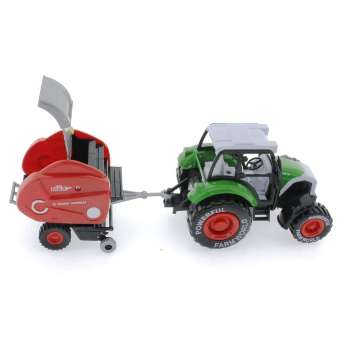 ÇOK SATAN Sürtmeli Die Cast Yeşil Traktörlü Biçerdöver