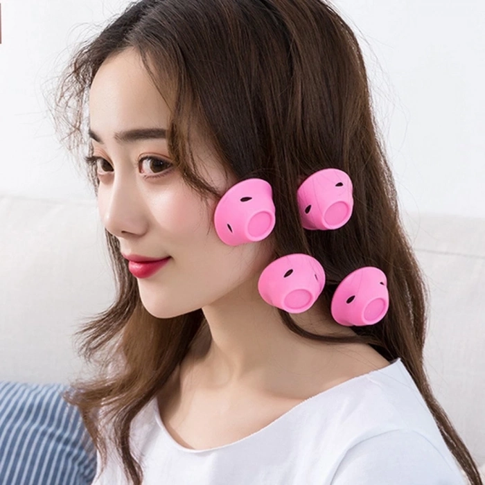 ÇOK SATAN Suya Dayanıklı Yıkanabilir Silikon Maşa Saç Şekillendirici Bigudi