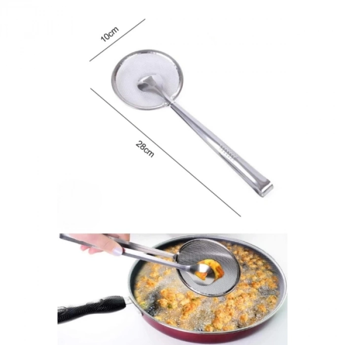 ÇOK SATAN Süzgeçli Kevgirli Haşlama Kızartma Maşası