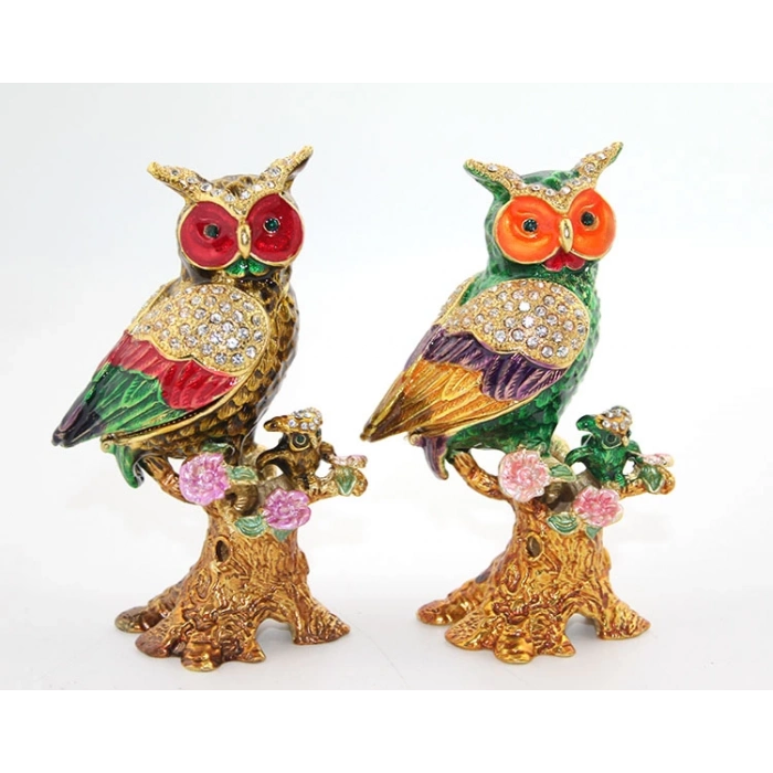 ÇOK SATAN Swarovski Taşlı Tekli Baykuş